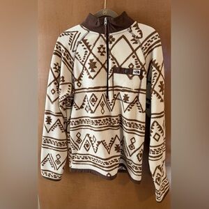 The North Face Men's Printed Gordon Lyons 1/4 Zip Sweater Small